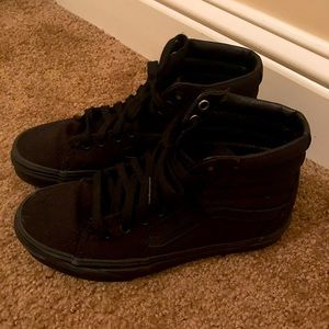 Black vans high top